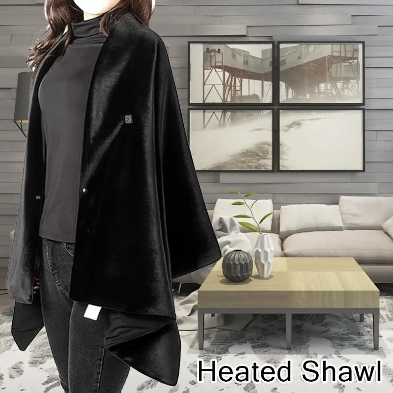 

Hot Selling USB Heated Warm Shawl Carbon Fiber Heating Scarf For Car Sofa Chair Anti-Cool Heating Blanket