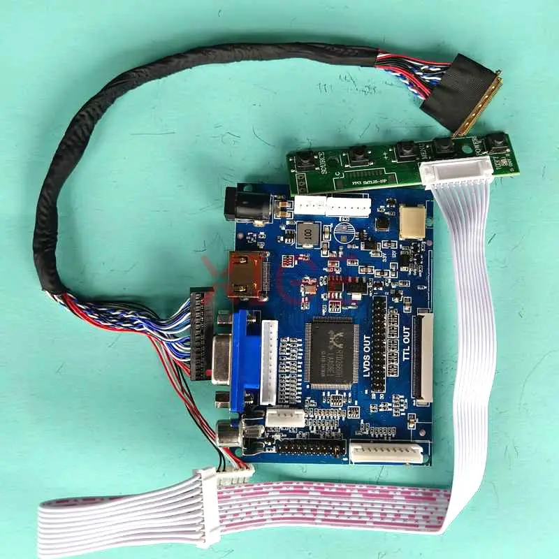 Плата контроллера для B156XTN02.0/2 1/2 2/2 3/2 4 40-контактный LVDS VGA 2AV 15 6 дюйма 1366x768 экран