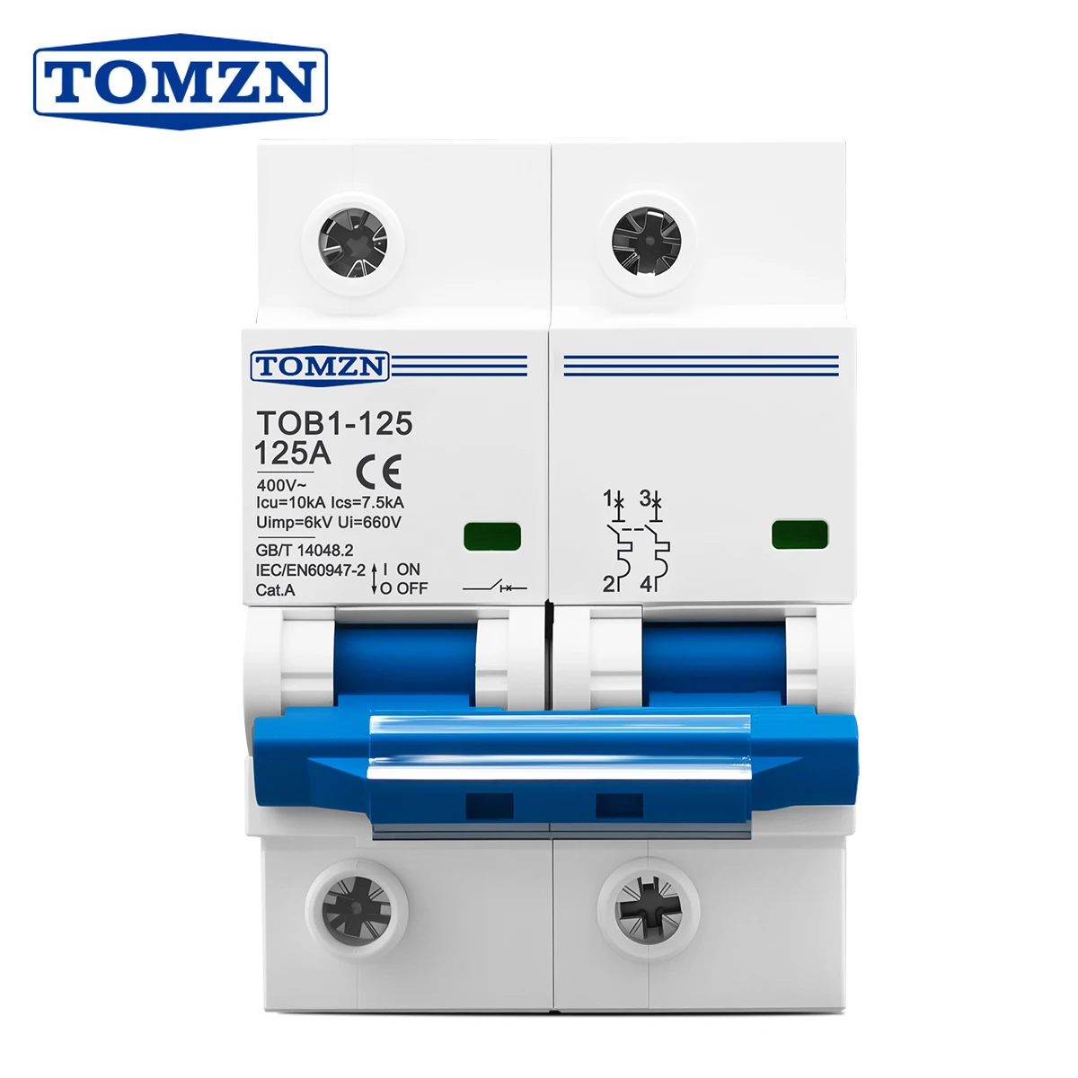

Автомат защити цепи TOMZN 2P 80A/100A/125A 220V/400V