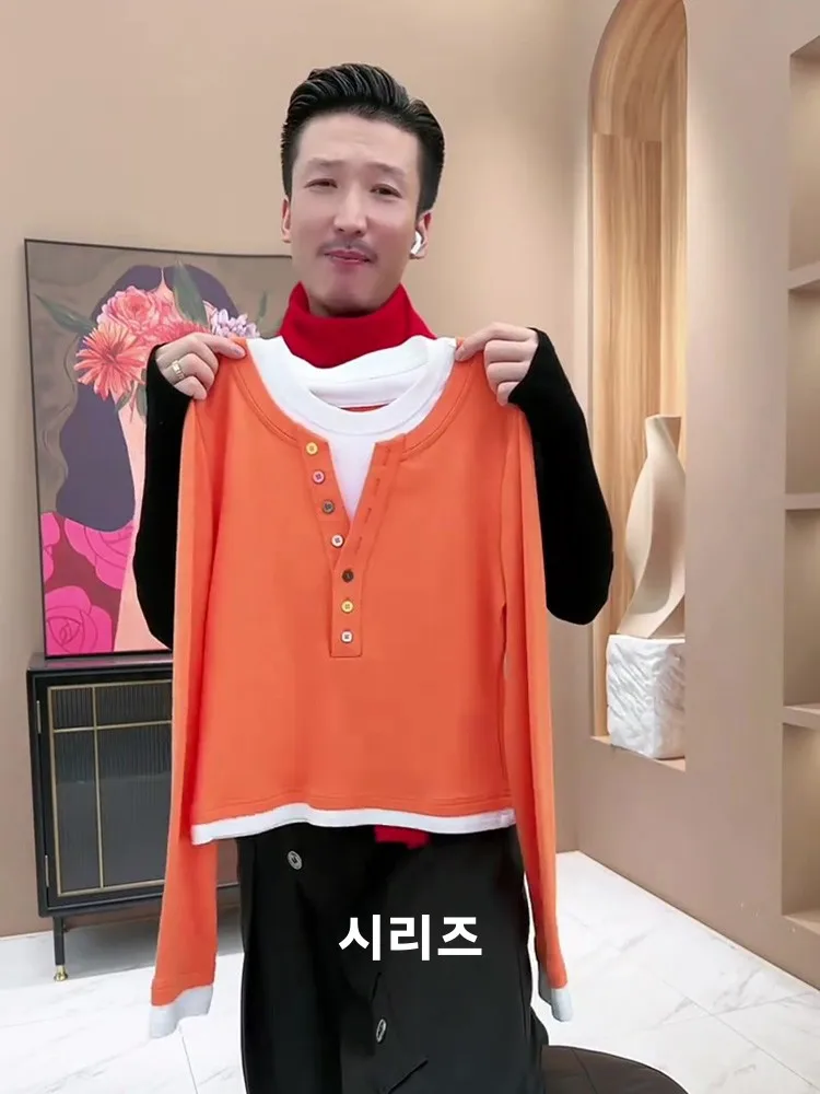 Женская рубашка из двух предметов с длинными рукавами весна 2024 новая мода в стиле