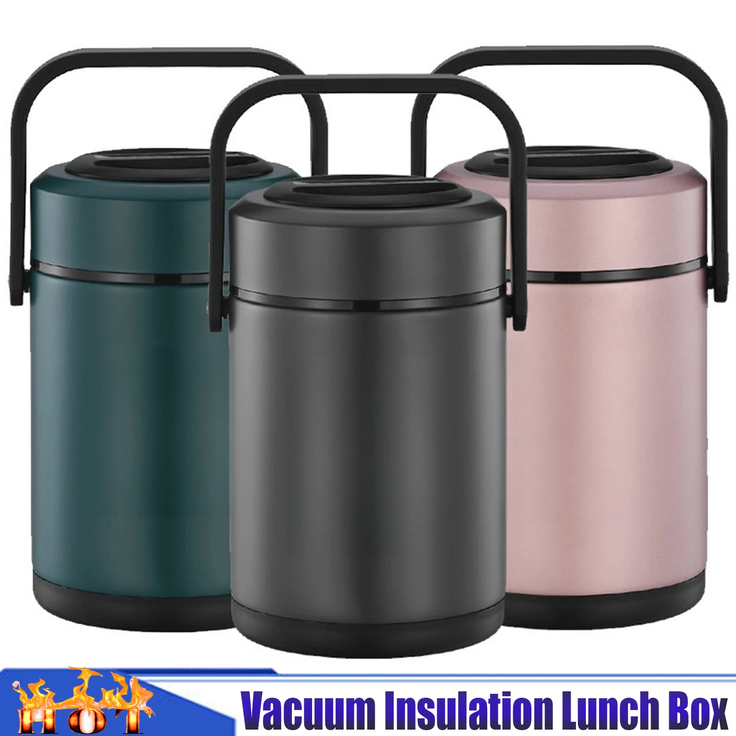 

Lunch Box,Stainless Steel Vacuum Insulation Insulation Lunch Box,Portable Food LunchBox for Car,Truck,Office Workers,Students