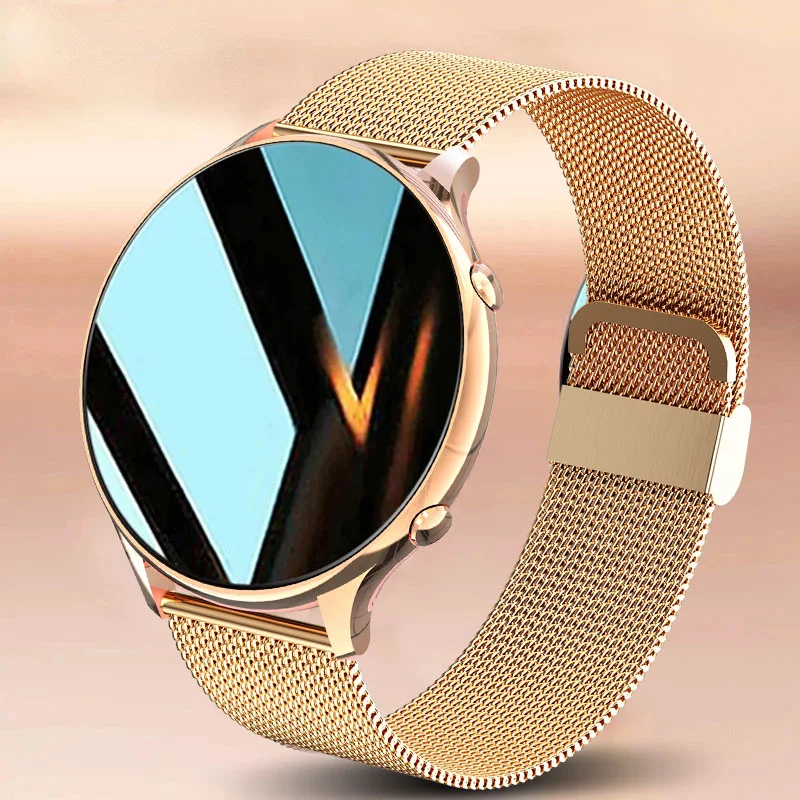 

2023 New Fashion Women's Smart Watch Full Screen Touch Waterproof Bracelet Heart Rate Monitor Lady For Android Free shipping