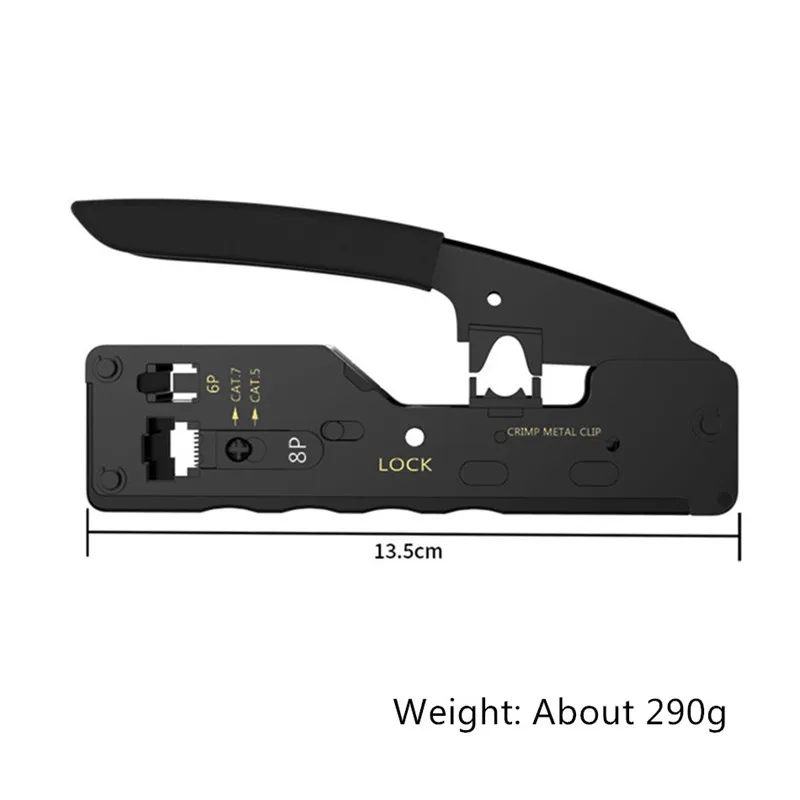 

Щипцы для обжима сетевых кабелей, модульные плоскогубцы 6P 8P RJ45, разъем «Ласточкин хвост» для Cat5e Cat6 Cat 7, RJ 45