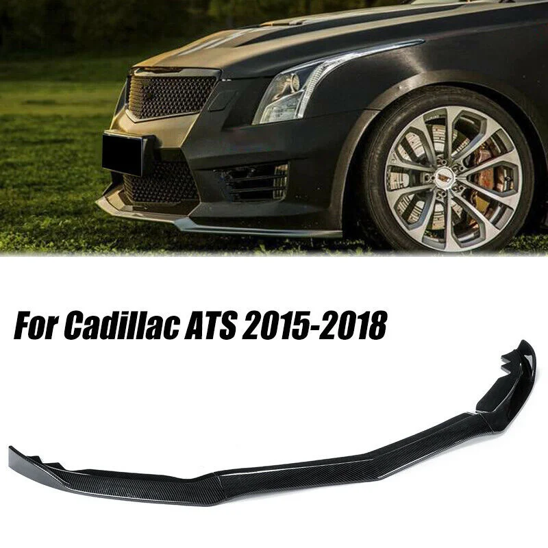 

Front Bumper Body Kit Lip Spoiler Splitter Cover Trim For Cadillac ATS 2015-2018