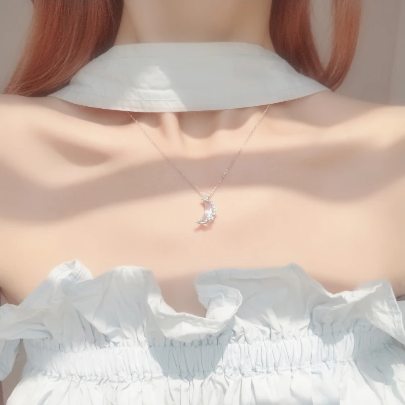 

2023 милое модное ожерелье со звездами, Луной и сахаром, цепочка с ключицами новой луны и облака, изменит цвет сахара, подарки на день рождения,...