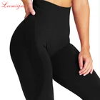 LEEMIIJUU черные бесшовные леггинсы женские спортивные Леггинсы пуш-ап для фитнеса Женская одежда с высокой талией штаны для тренировок в тренажерном зале женские брюки