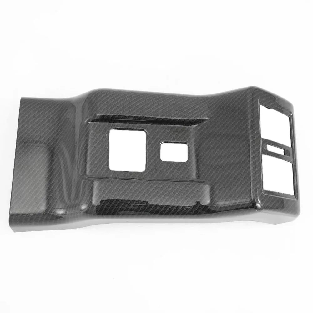 

Carbon Fiber Center Console Rear Air Condition Outlet Vent Frame Sticker for Mitsubishi Outlander 2019