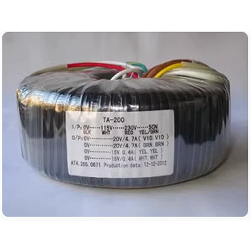 Тороидальный трансформатор 200 Вт, двойной 28 В + двойной 15 В ...