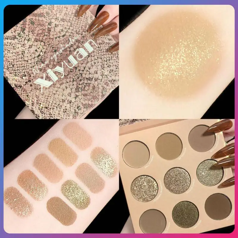 

Модные змеиные тени для век 9 цветов Палитра классический земляной цвет Стойкий матовый жемчужный блеск водостойкие тени для век макияж TSLM1