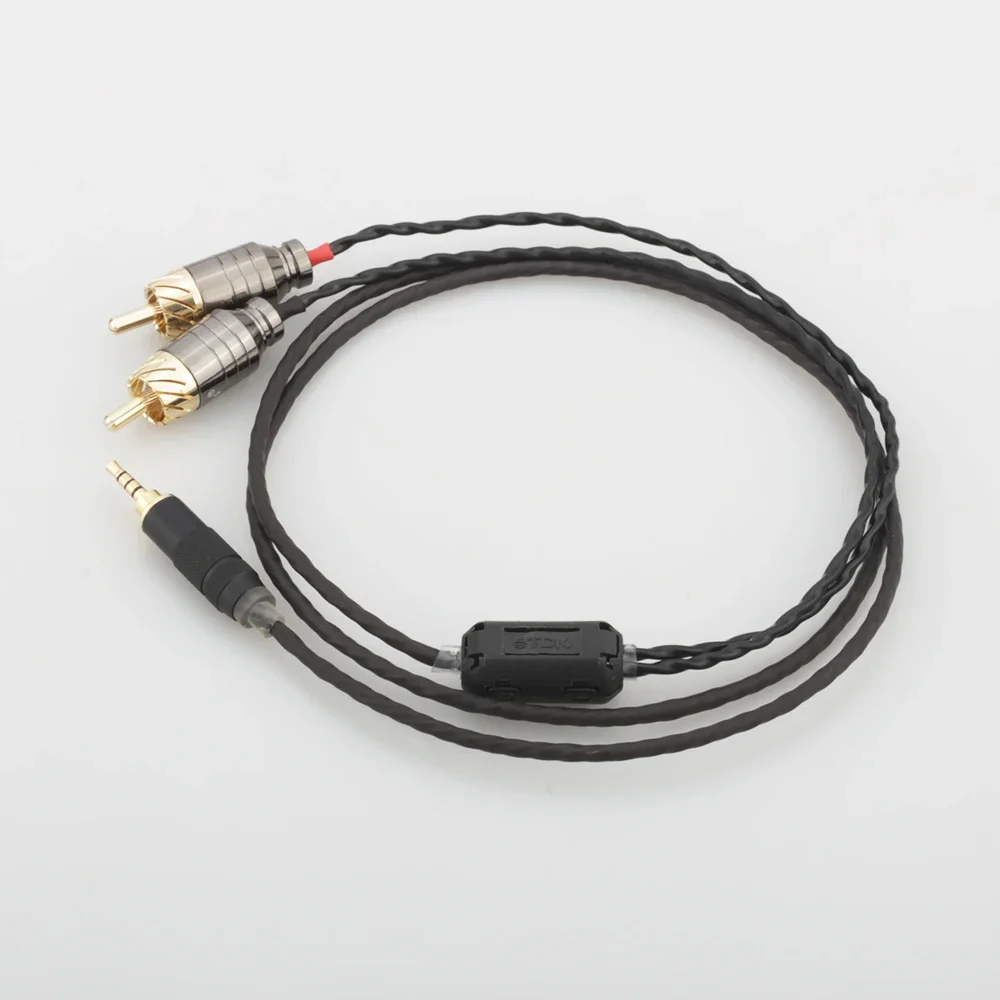 HIFI TRRS сбалансированный аудиокабель от 2 5 мм до RCA для Cayin N5 Iriver AK240 AK380 AK120II Amp Onkyo DP-X1