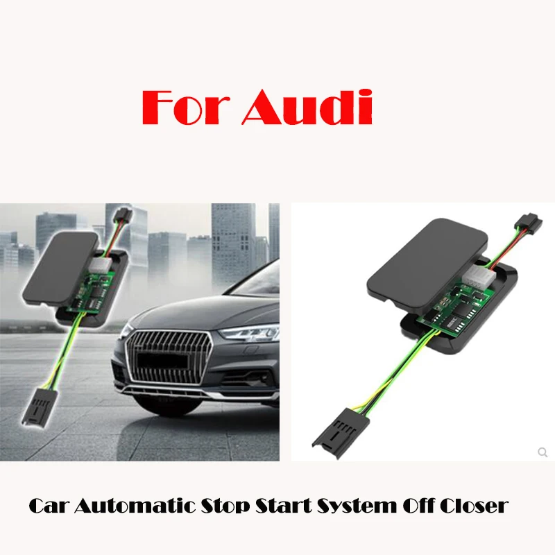 

For Audi A3 S3 A4 S4 A5 S5 A6 S6 A7 Q2 Q3 Q5 Q7 Q8 Car Automatic Stop Start System Off Closer Control Sensor Plug Smart Cancel