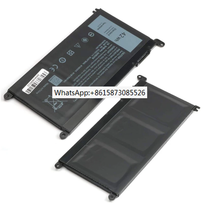 

42WH 11.4V Baterai Laptop Pengganti untuk Inspiron 13 7378 13 5000 5378 15 5368 7579 5567 5568 5578 7570 7569 7000