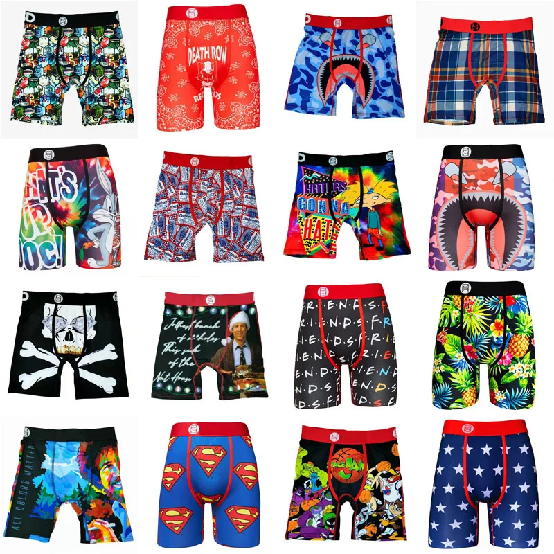 

Popular lot high quality Underpants sexy cotton men boxers breathable mens underwear branded boxers male psd boxer