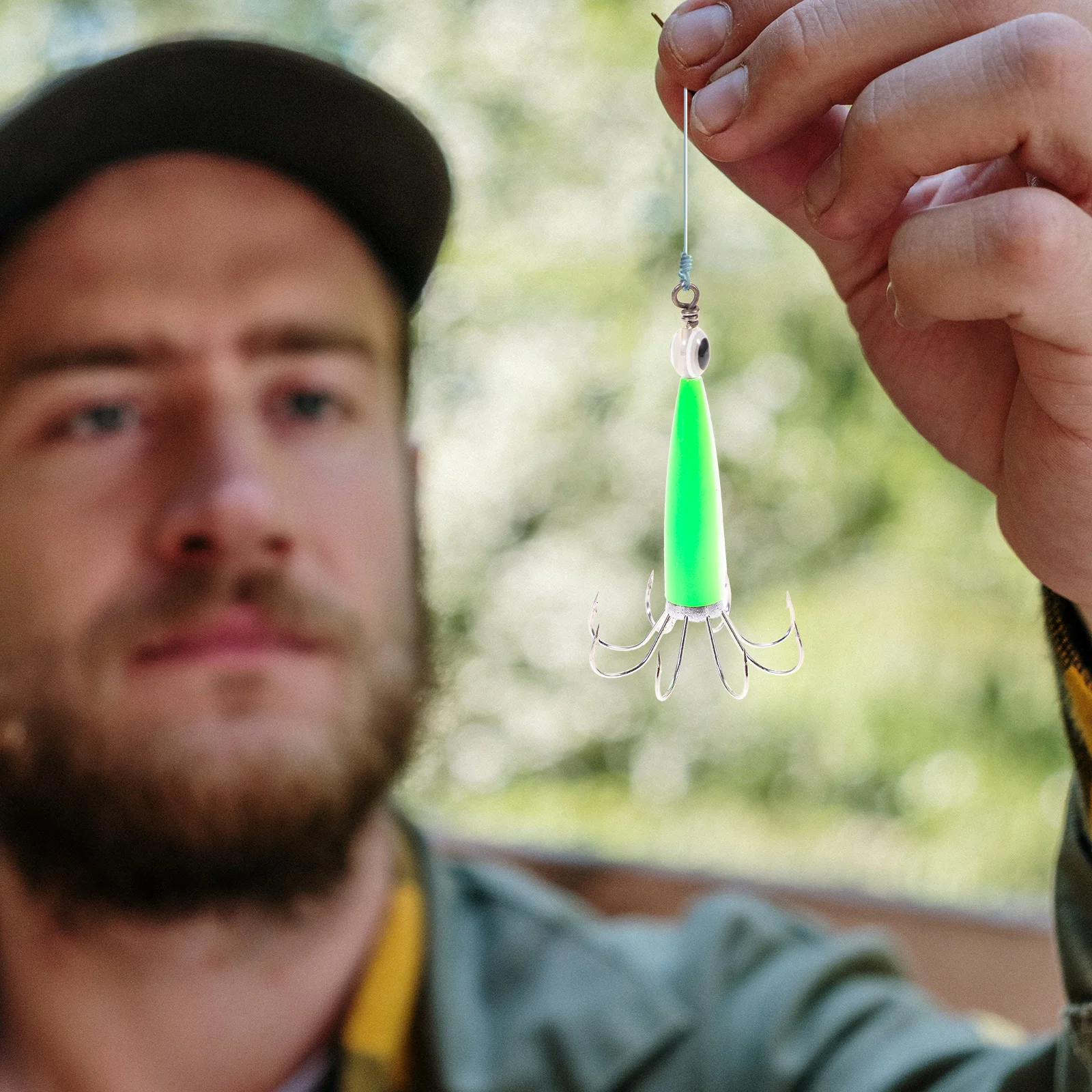 Крючок для осьминога кальмара рыболовные приманки светящиеся флуоресцентные