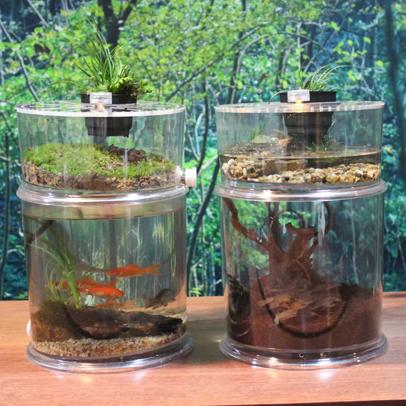 Пластиковые разведения Ящик для кормления с защитой от побега со светодиодной