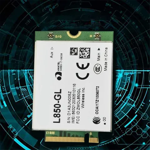 Модуль WWAN L850-GL + антенна 4G LTE Cat9 M.2 LTE и карта WCDMA для маршрутизатора Keenetic