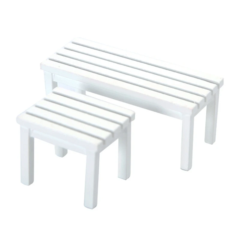 

Кукольный домик, миниатюрные стулья 1:12, мебель, садовые скамейки, деревянные сиденья, украшение