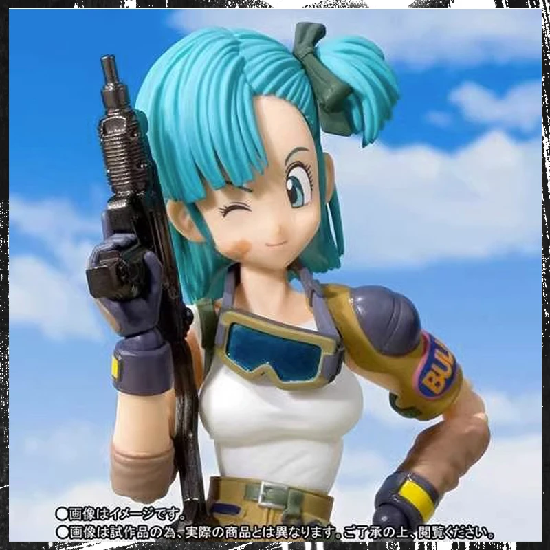 

SH Figuarts Dragon Ball Anime Figurine Bulma Action Figure Moveable Toy Exquisite Desktop Decoration Christams Gift