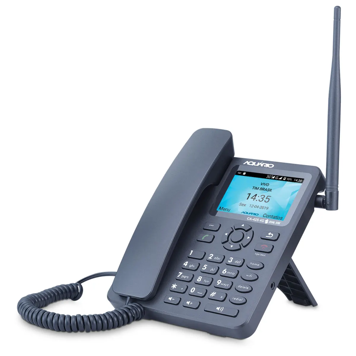

FIXED CELL PHONE DUAL CHIP 7 BANDS 700/850/900/1800/1900/2100 /2600MHZ AND WITH 4G WI-FI CA-42S4G