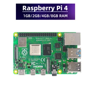 Raspberry Pi 4 Model B 1 2 4 8 GB RAM Cortex-A72 ARM v8 64-bit SoC 1.5GHz Gigabit Ethernet WiFi BLE 4K Video RPi 4B Pi4