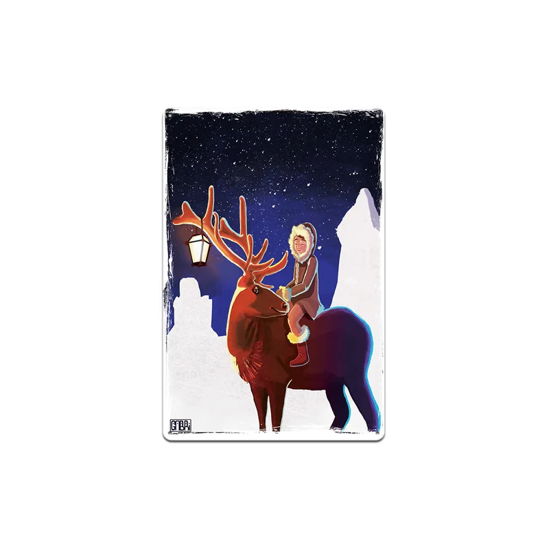 

Christmas Elk Metal Poster Plaques USA Reindeer Metal License Tin Signs Plate Bar Pub Garage Wall Decoration Painting Mural
