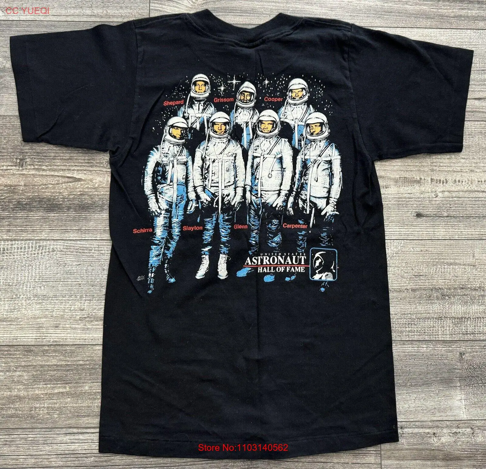 Винтажная Мужская рубашка с изображением астронавта из Соединенных Штатов