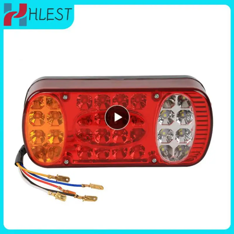 

12v 24v Waterproof Taillight Durable 32 Led Car Truck Tail Light Universal Rear Stop Brake Lights Car Accessories