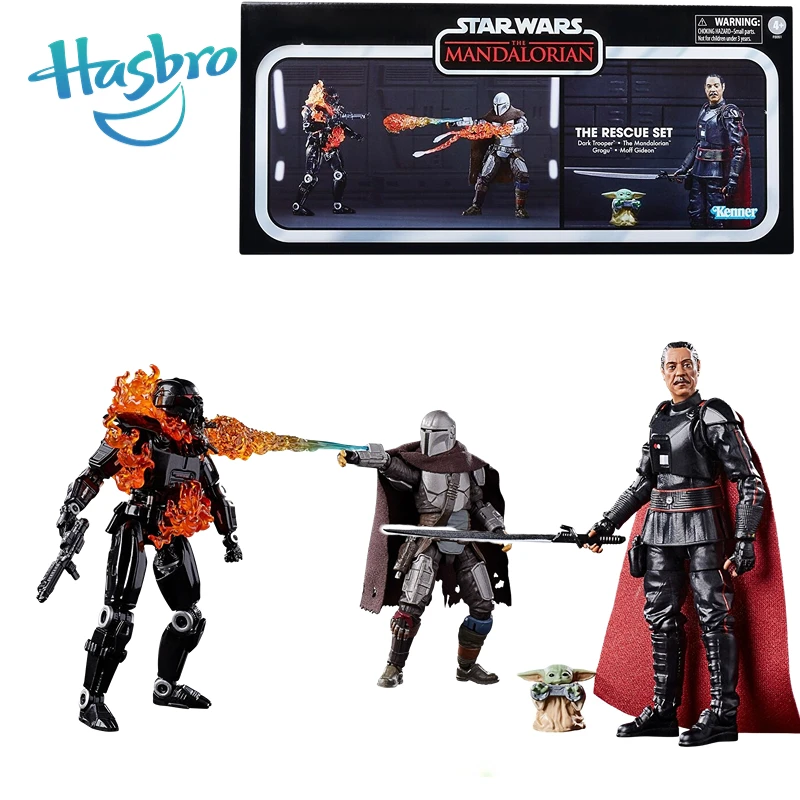 

В наличии Hasbro Звездные войны, винтажная коллекция SDCC 2022, экшн-фигурка мандалорианского темного солдата, Гидеона грога