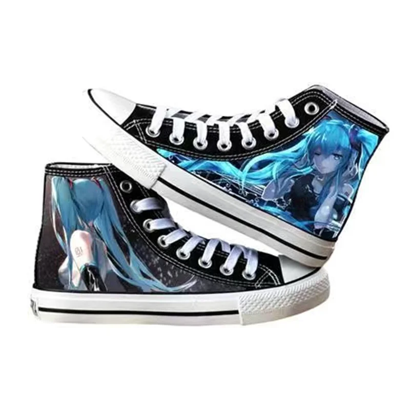 

Hatsune Miku Cosplay Shoes Anime Adult Students Men Women Spring Breathable Accessories Cartoon Gift