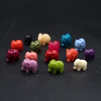 20pcs mix color elephant coral beads crafts artificial coral charms spacer beads for jewelry making diy necklace bracelet gift