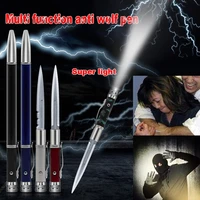 new latest high tech led multi functional mens and womens self defense pen field survival knife