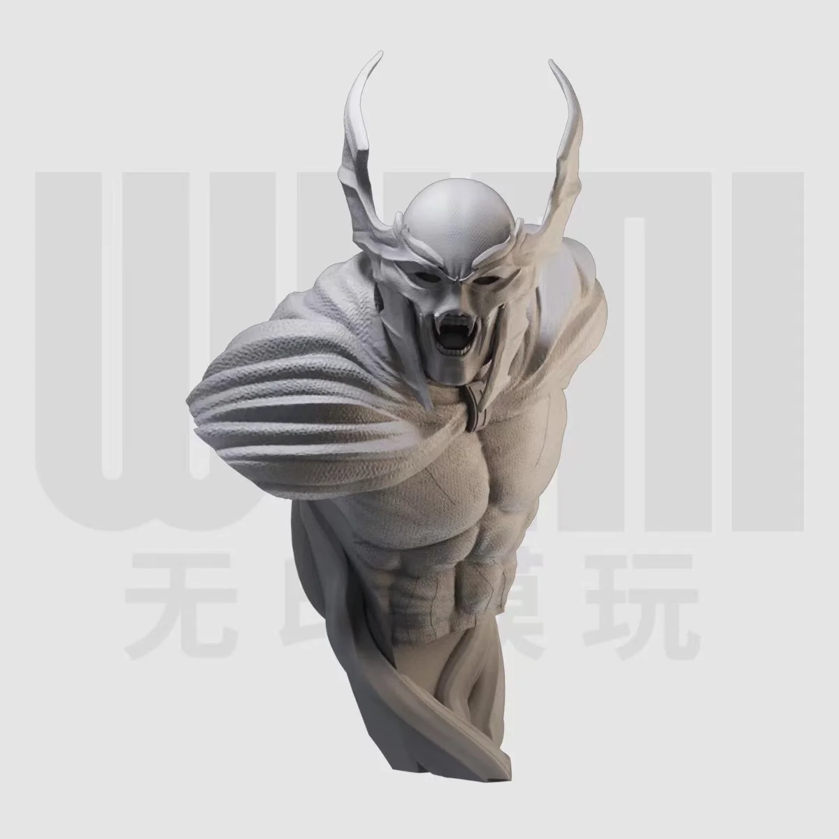 

1/10 bat bust resin white mold GK figure model