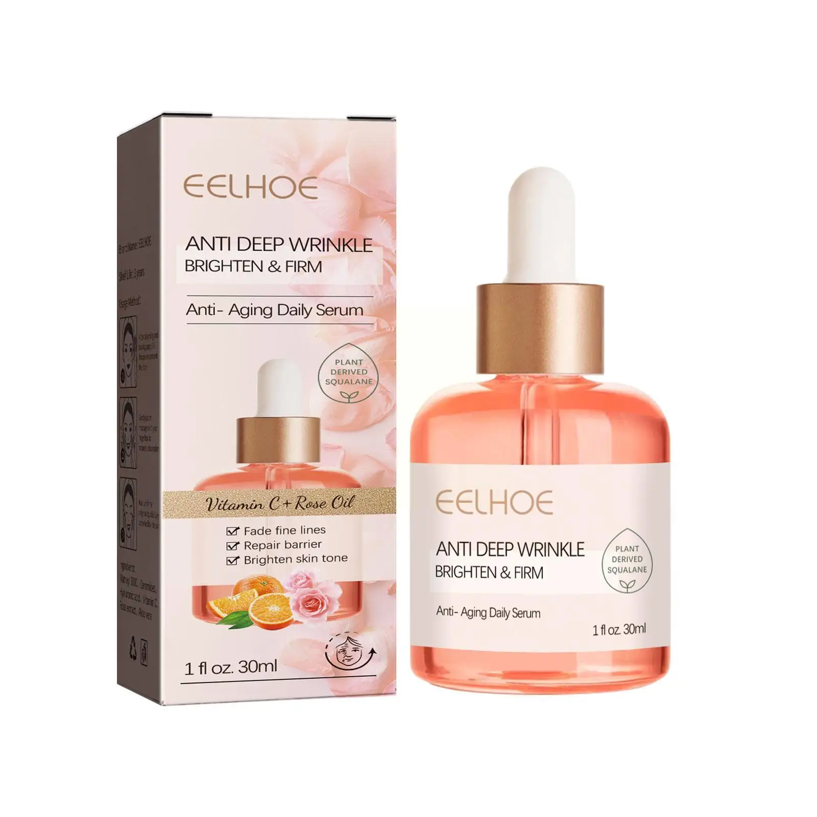 

Advanced Face Serum Anti-wrinkle Serum Pore Shrink Hyaluronic Acid Deep Moisturizing Nourish Essence For All Skin Types 30m S6E7