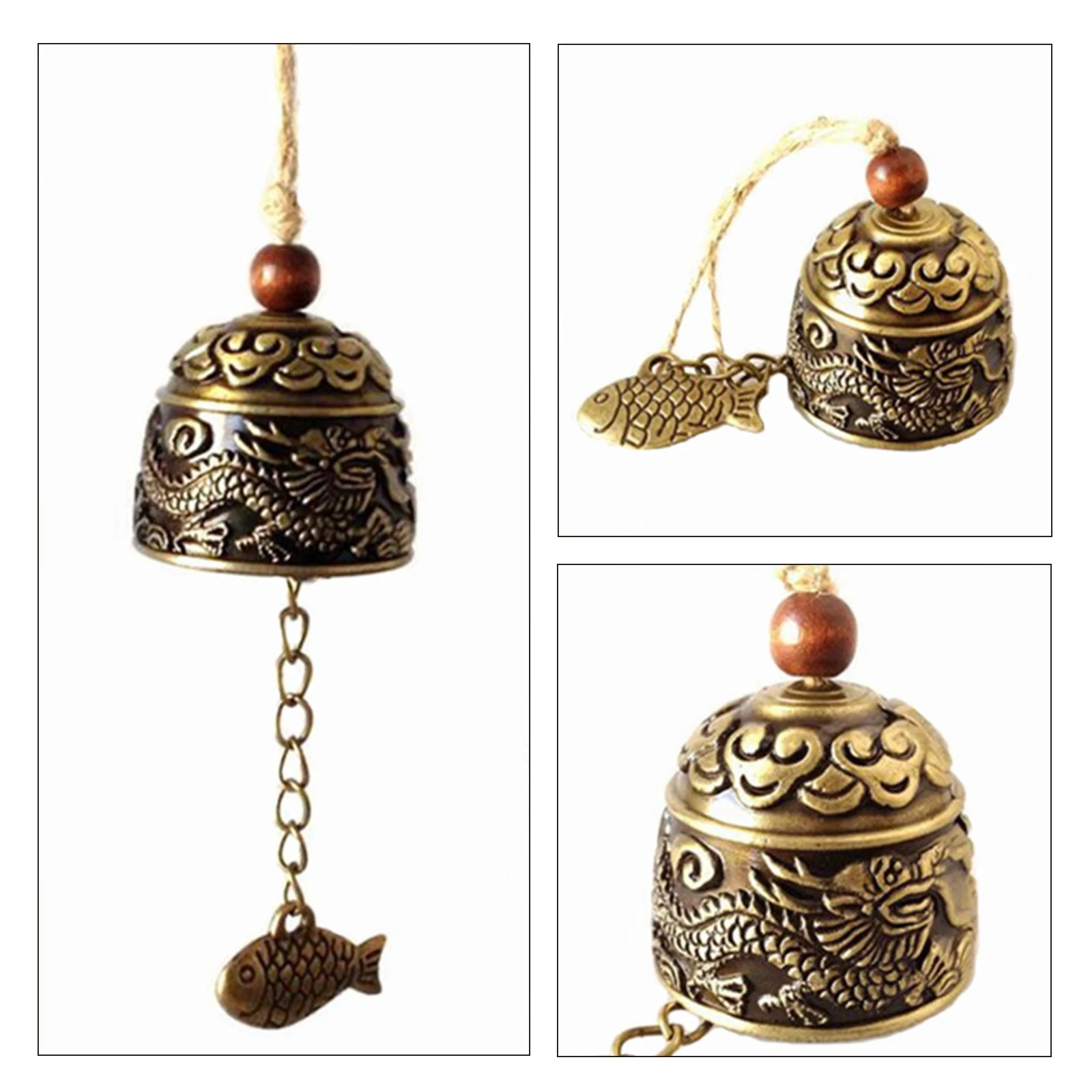 

Antique Wind Chime Copper Yard Garden Outdoor Living Decoration Metal Wind Chimes Outdoor Chinese Oriental Lucky Metal Chime