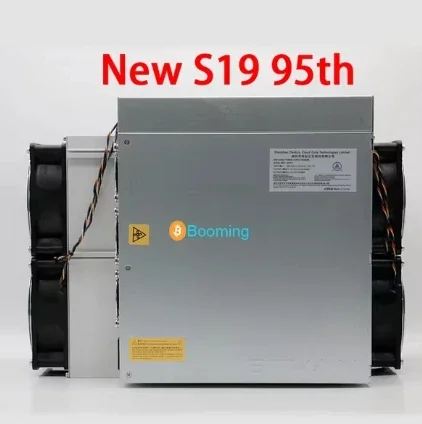 Подержанный Antminer S19 95T 95th 90T Bitmain Ant Mainer Asic Antmin Bitcoin Miner