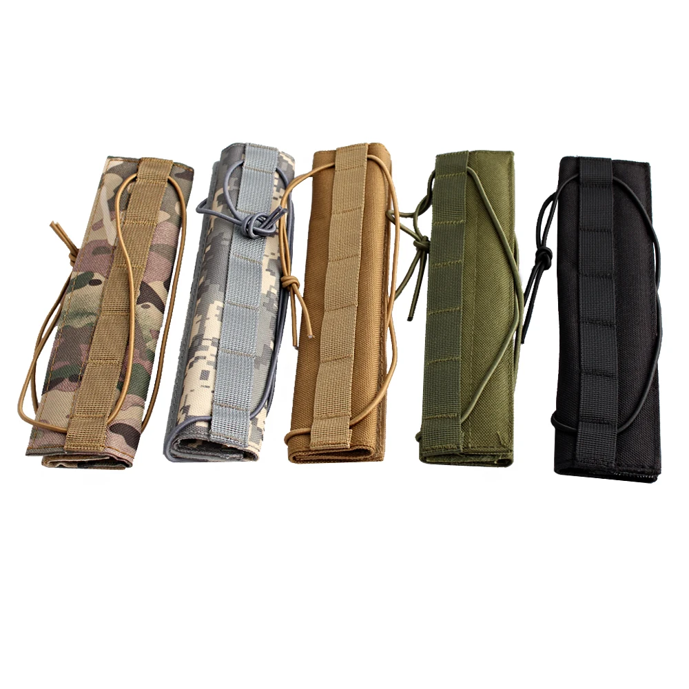 

Nylon Sleeve Muffler 8.66" 22cm Suppressor Mirage Heat Cover Shield Tactical Hunting Accessories