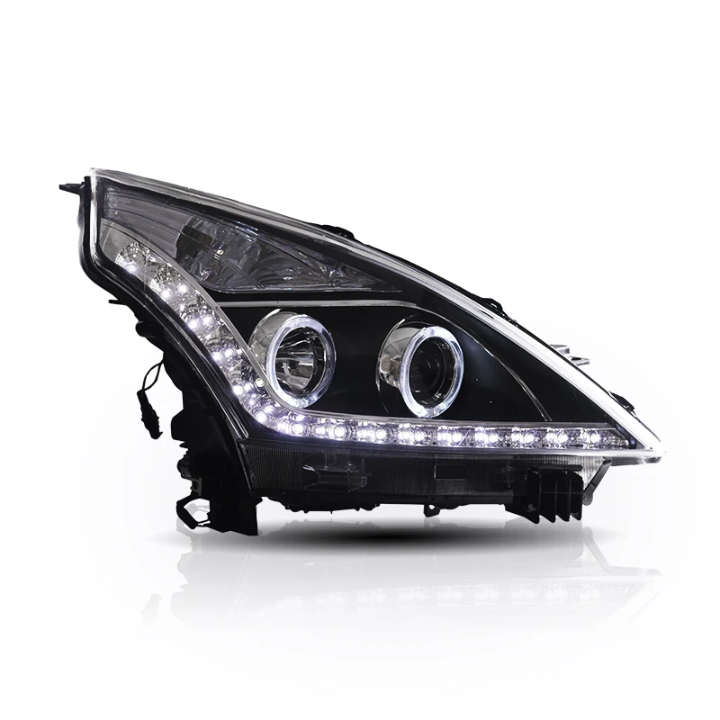 

VLAND factory for Car head lamp for Teana LED Headlight 2008 2009 2010 2011 2012 for Teana Head light with angel eyes
