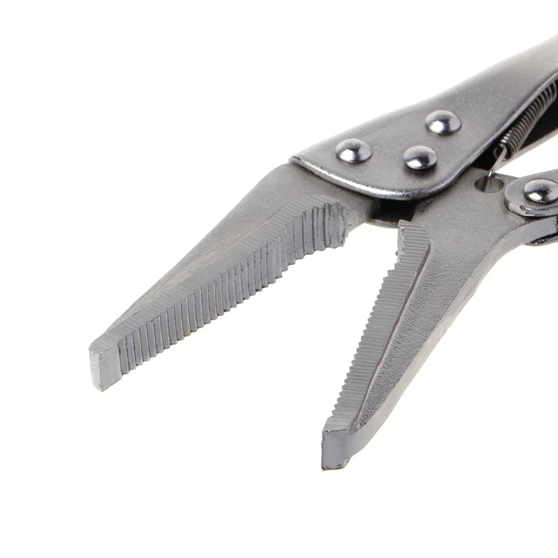 7-дюймовые плоскогубцы с длинным носом прямые челюсти тиски зажим ручной