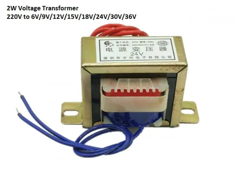 

Hot Selling Db-2Va/2W Voltage Transformer Ac220V To Ac6V/9V/12V/15V/18V/24V/30V/36V Dual/single Voltage Output Pure Copper Core