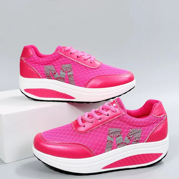 2022 Spring and Autumn New Fashion Shoes Lace Shoes Breathable Light Durable Walking Shoes Printed Letters Running Shoes