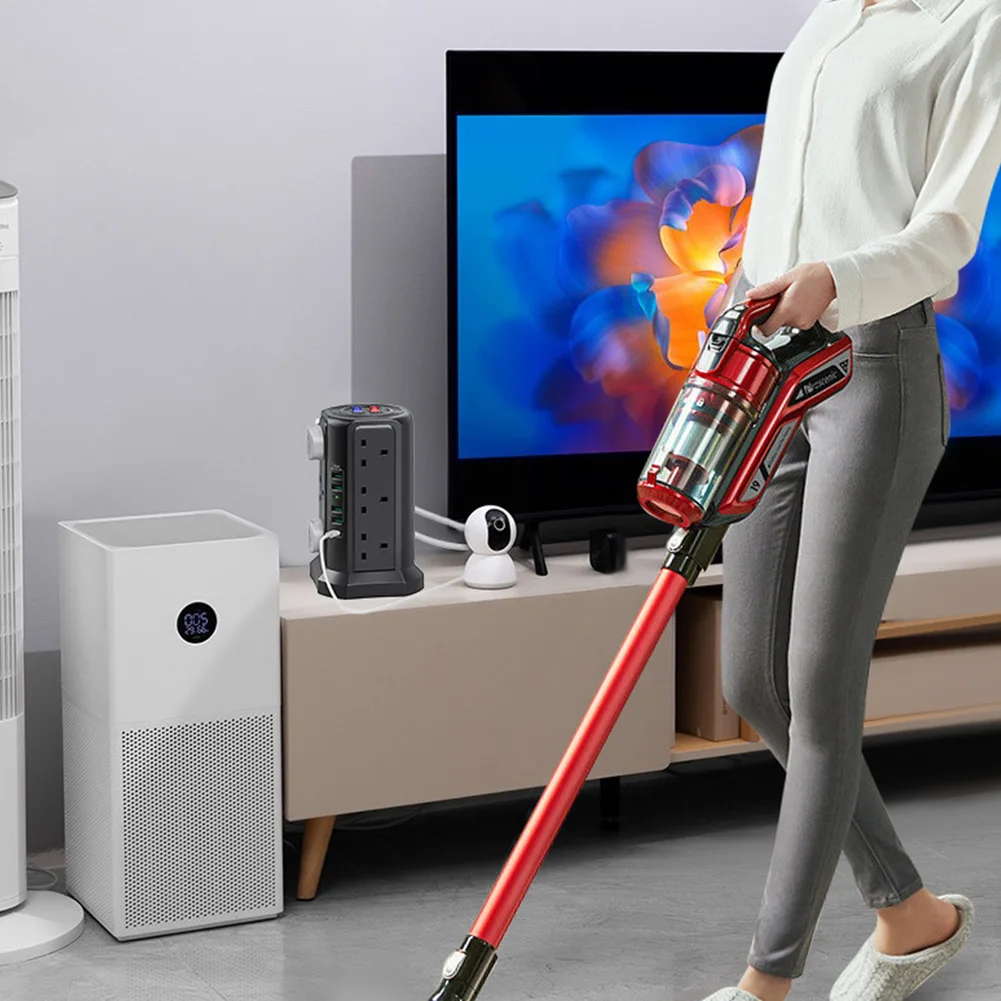 Выдвижной удлинитель UK 1 8 м с USB-слотами и выключателем PD18W 5 USB-портами 12-сторонним