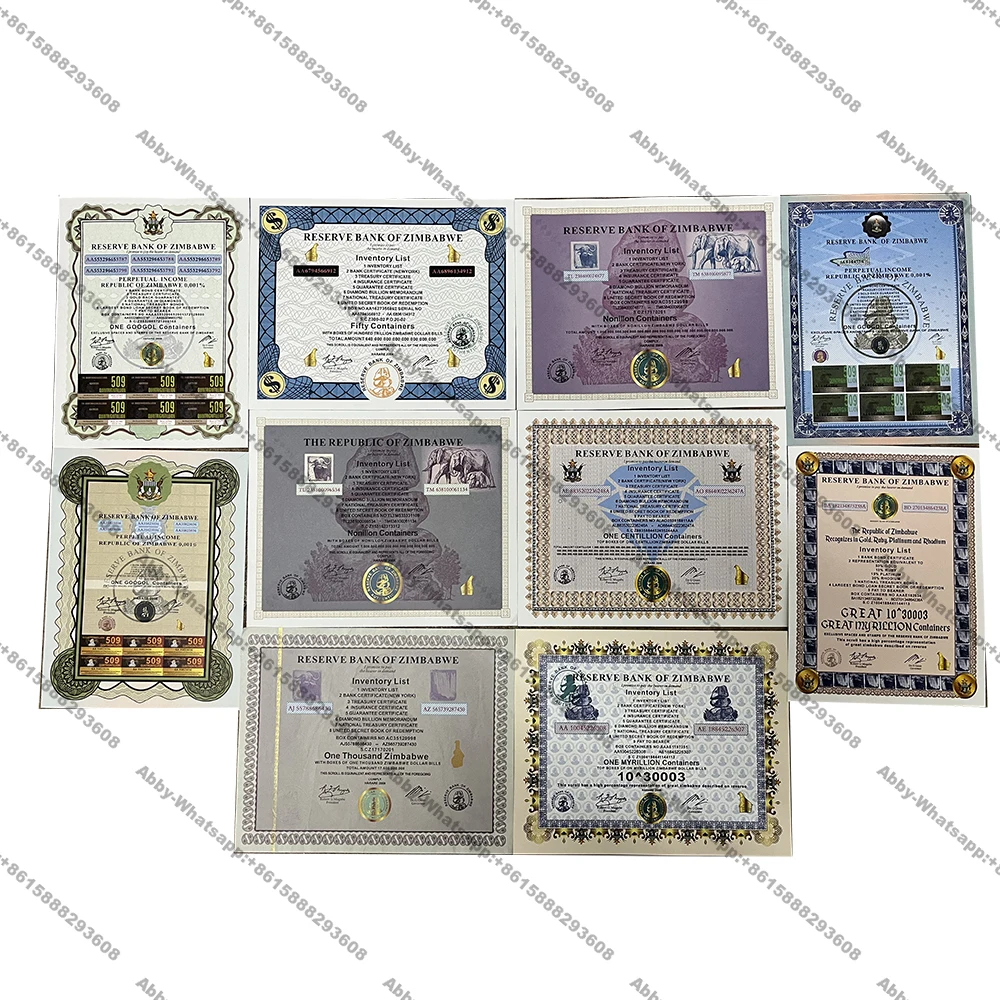 

Retail Zimbabwe scroll 509 one googol 10^30003 one myrillion one thousand zimbabwe nonillon one centillion fifty containers