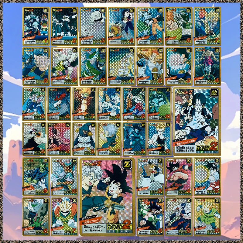 Фото Коллекционные карточки по аниме Dragon Ball: Бриллиантовая лига, Виде, Вегета, Йонсей, Маджин Буу, Транкс, Пикколо. Игровые карточки для фанатов. Подарок на день рождения. №1