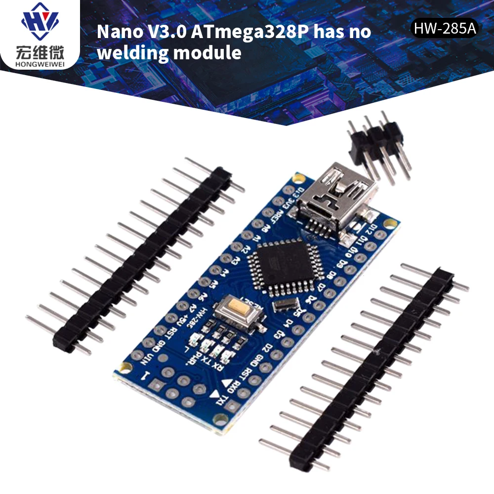 

USB Driver NANOV3.0 CH340 Atmega328p Micro Controller Electronic Development Board Module for Arduino Nano3.0 MEGA328