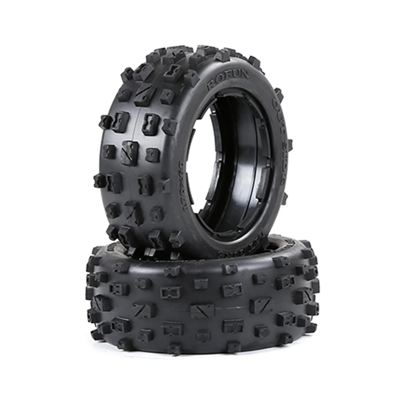 

Off-Road Car Front Tyres Thicken Skin Set Kit For 1/5 HPI Rofun Baja Truck Spare Toys Parts