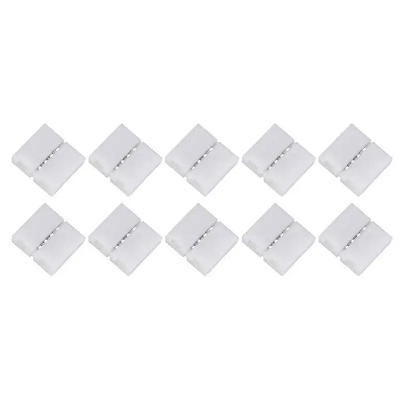 

PCSPack LED Strip Connector Unwired Gapless Solderless Adapter Terminal Extension 4PIN RGB Connector