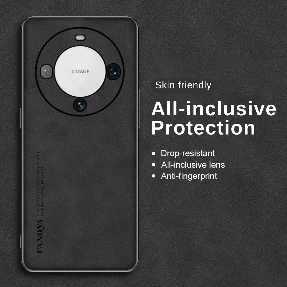 Чехол для Huawei Mate60 Pro 4G задняя крышка из овчины Mate 60 ALN-AL00 6 82 дюйма мягкий бампер ТПУ