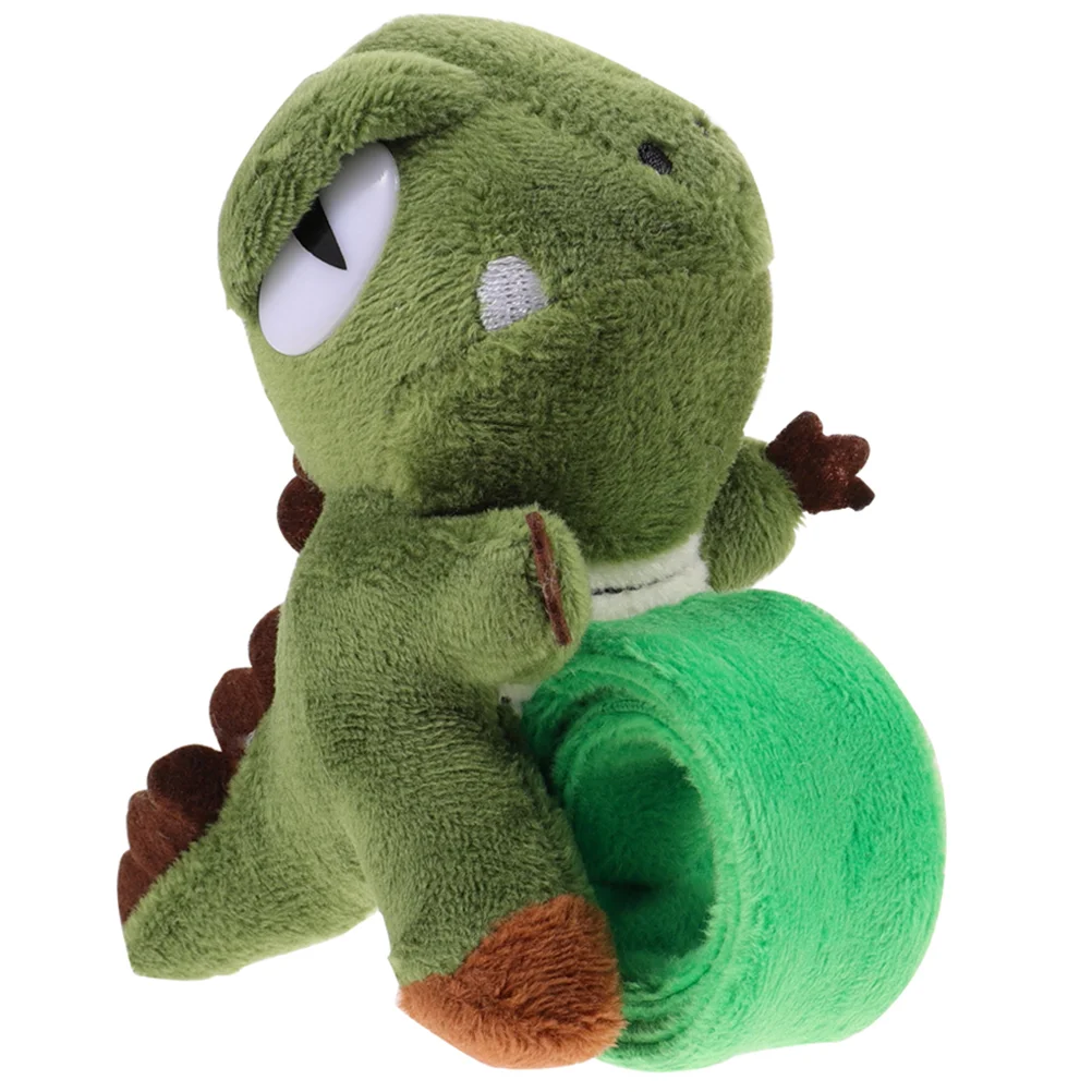 

Dinosaur Circle Stuffed Animal Slap Bracelets Snap Kids Bulk Animals Plush Band Wristband