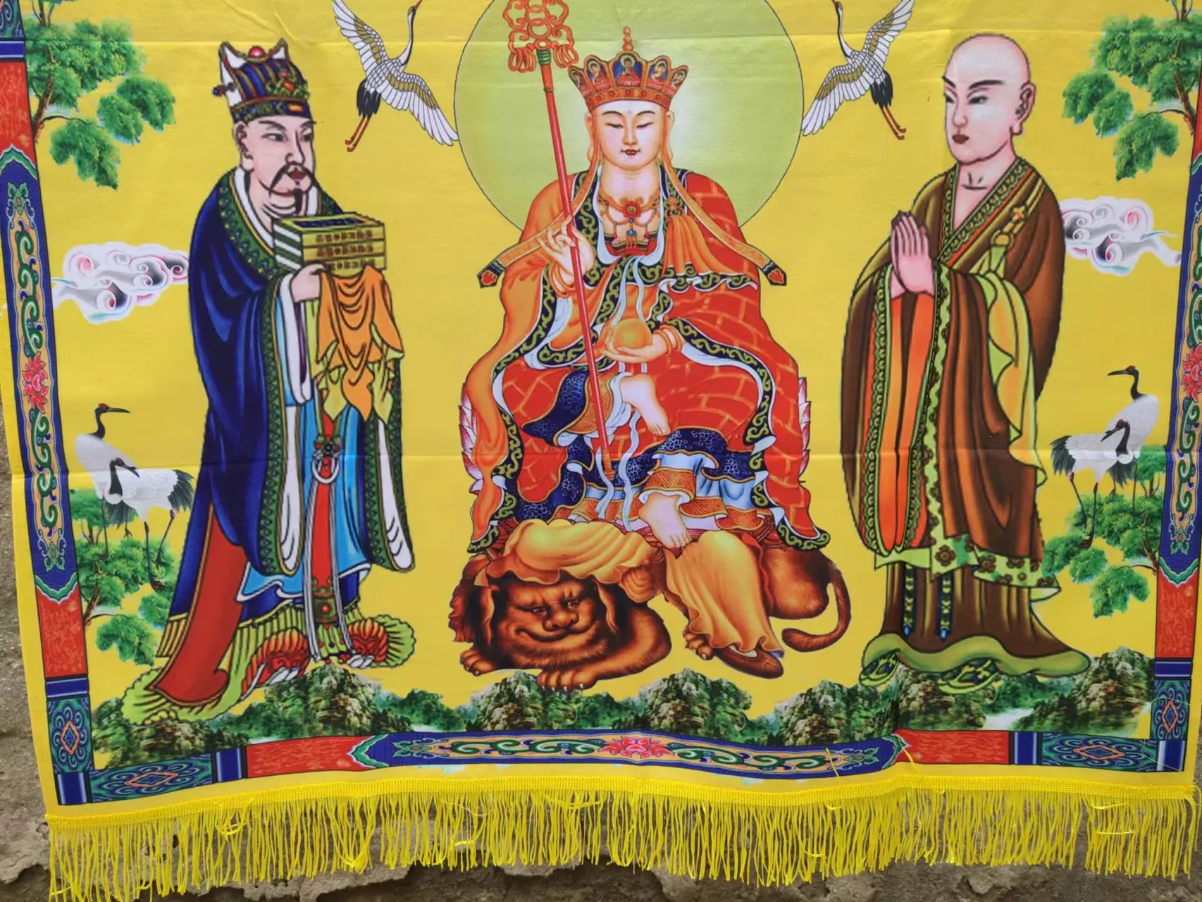 

36-дюймовый Тибетский танк, тибетская парча, картина тханка из Непала, тканевые настенные картины, постеры Vaj