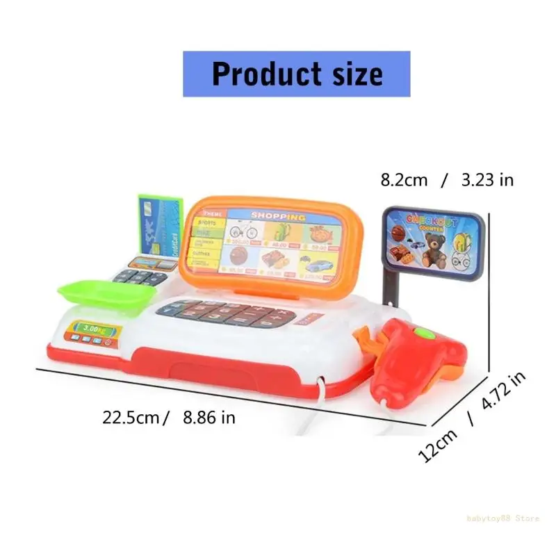 Y4UD для девочек ролевая игра игрушка супермаркета детский супермаркет кассовый